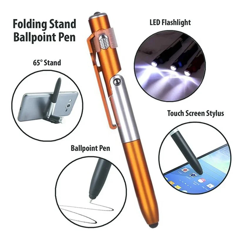 Multifunctional foldable PEN with LED light .