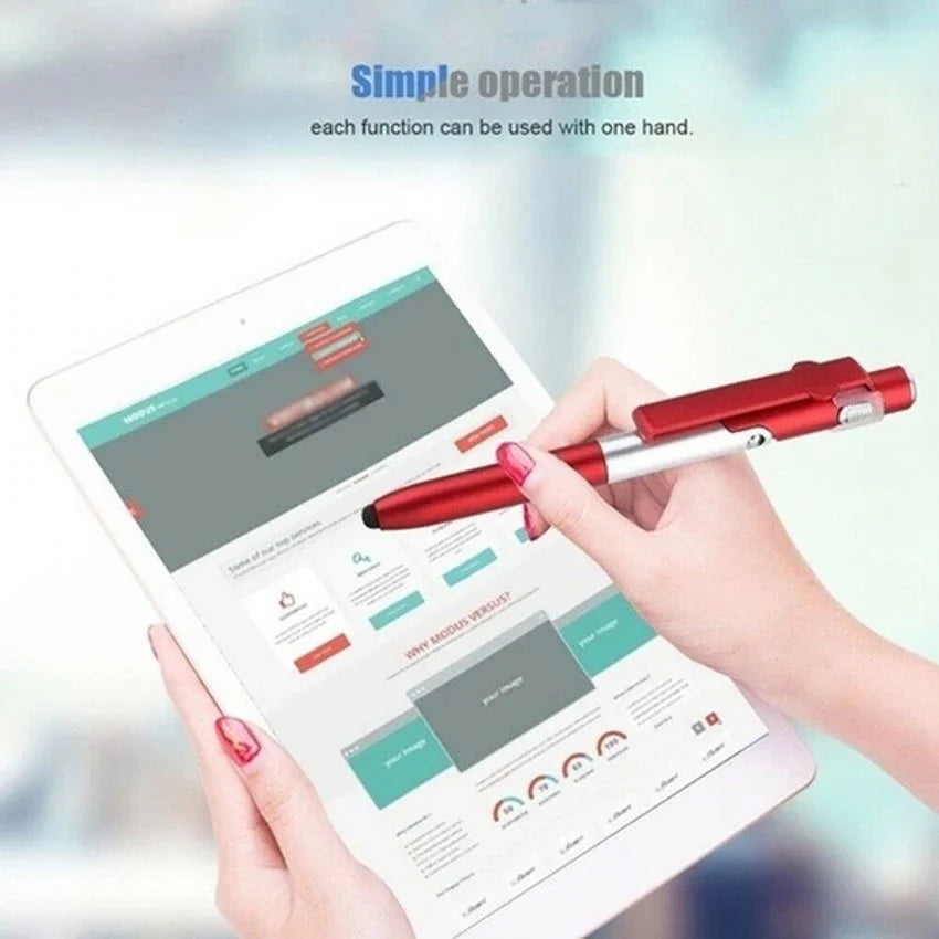 Multifunctional foldable PEN with LED light .